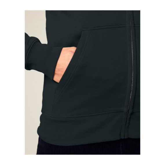 Connector 2.0 unisex medium fit mikina na zip s ka