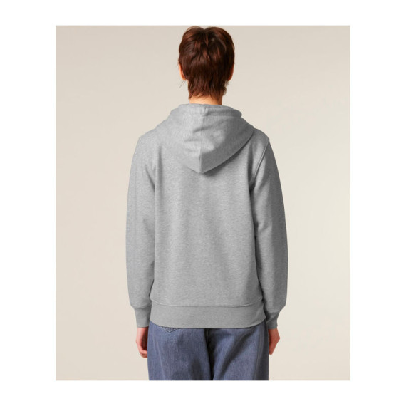 Connector 2.0 unisex medium fit mikina na zip s ka