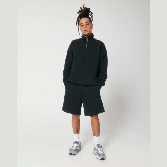 Miller Dry unisex boxy mikina se čtvrtinovým zipem