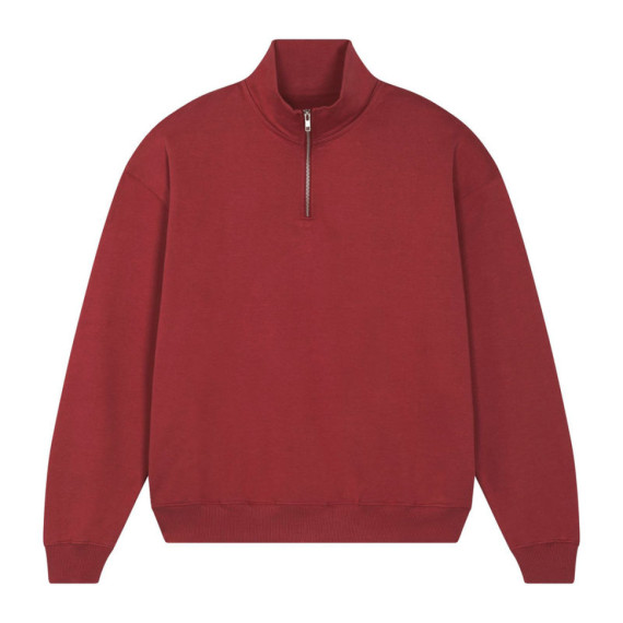 Miller Dry unisex boxy mikina se čtvrtinovým zipem