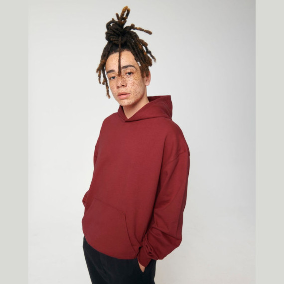 Cooper Dry unisex boxy mikina s kapucí