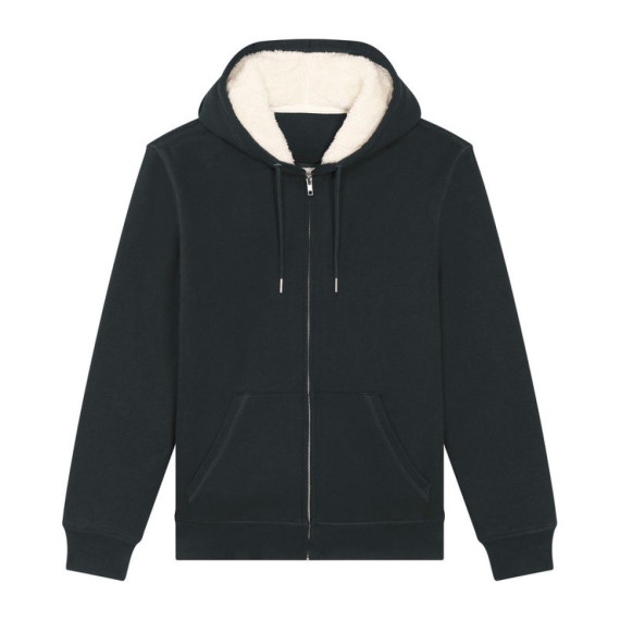 Hygger Sherpa unisex podšitá mikina na zip s kapuc