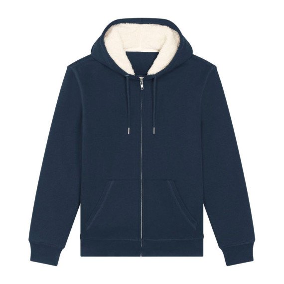 Hygger Sherpa unisex podšitá mikina na zip s kapuc