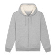 Hygger Sherpa unisex podšitá mikina na zip s kapuc