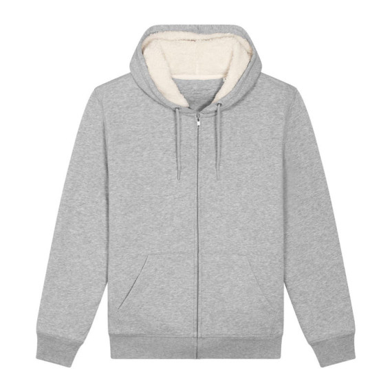 Hygger Sherpa unisex podšitá mikina na zip s kapuc