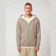 Hygger Sherpa unisex podšitá mikina na zip s kapuc