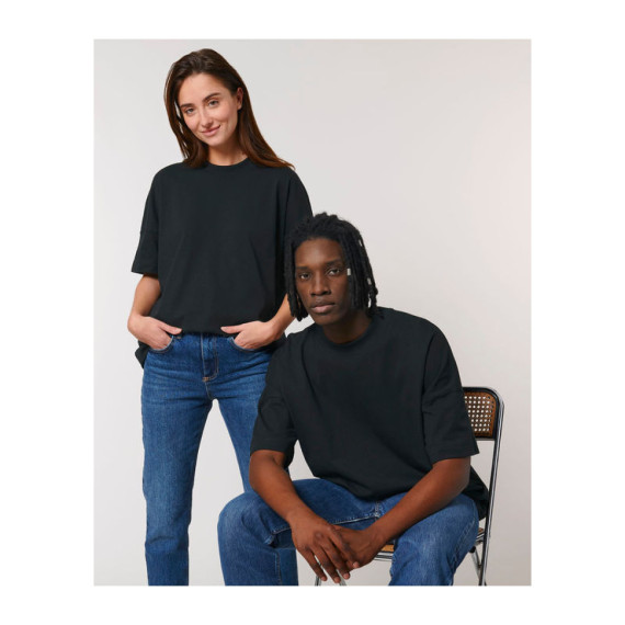 Blaster unisex oversized tričko s vysokým výstřihe