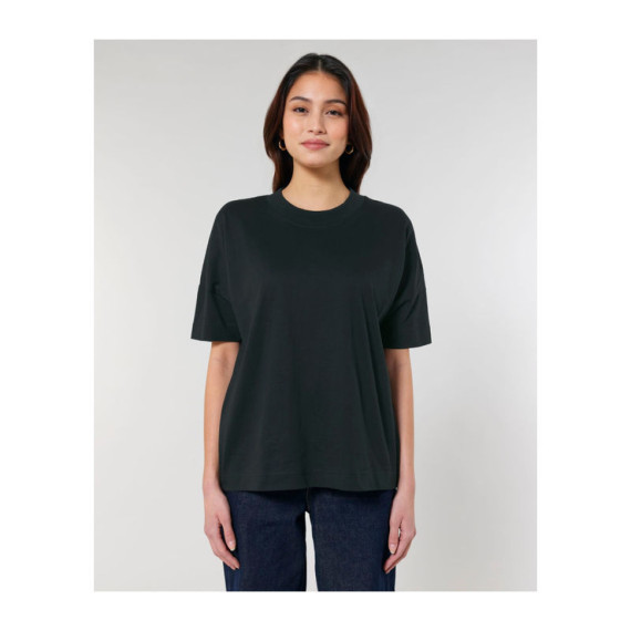 Blaster unisex oversized tričko s vysokým výstřihe