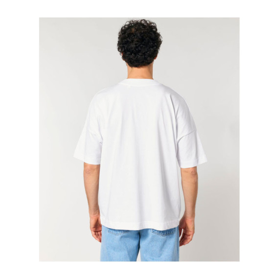 Blaster unisex oversized tričko s vysokým výstřihe