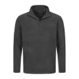 Unisex fleecový pulovr s polovičním zipem Classic