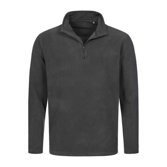 Unisex fleecový pulovr s polovičním zipem Classic