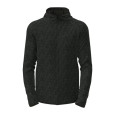 Unisex bunda z pleteného fleecu s kapucí Lux