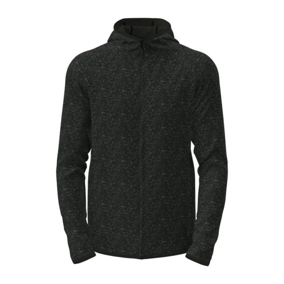 Unisex bunda z pleteného fleecu s kapucí Lux
