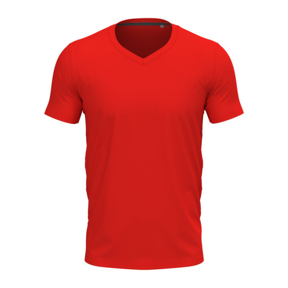 Unisex tričko Stretch-T s výstřihem do V