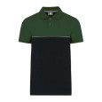 Unisex ekologické dvoubarevné polo s krátkým rukáv