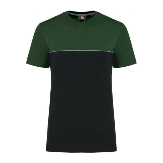 Unisex ekologické dvoubarevné tričko s krátkým ruk