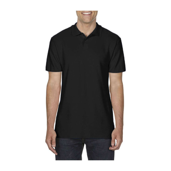 SOFTSTYLE® POLO PRO DOSPĚLÉ S DVOJITÝM PIQUÉ