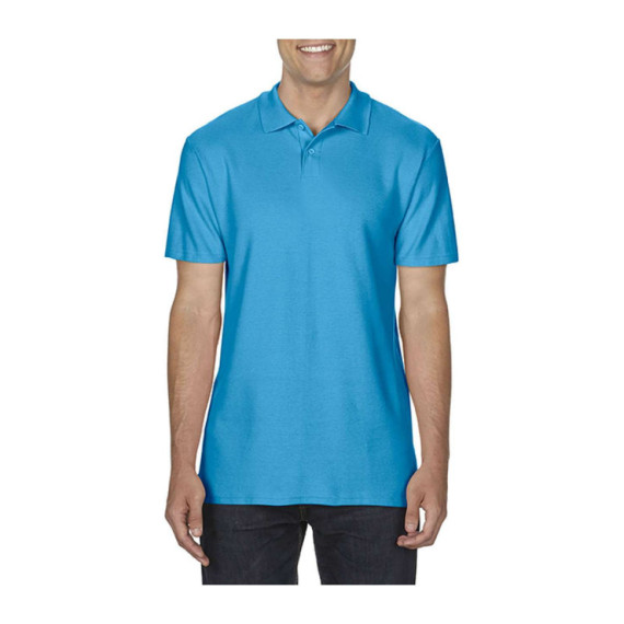 SOFTSTYLE® POLO PRO DOSPĚLÉ S DVOJITÝM PIQUÉ