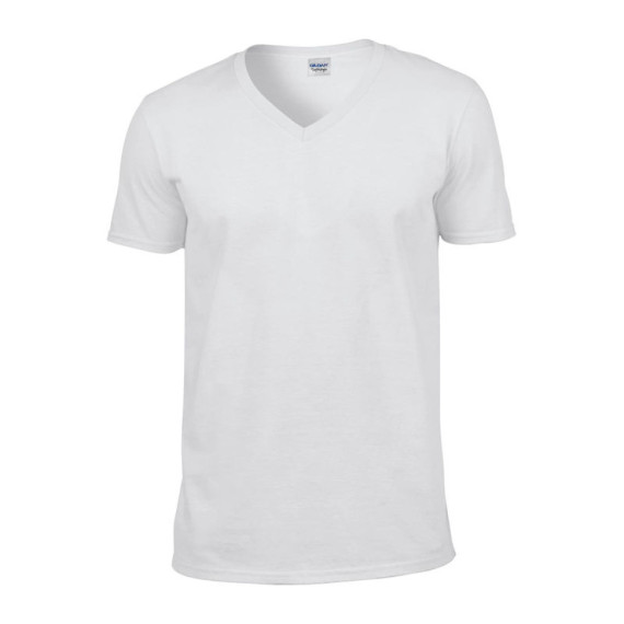 SOFTSTYLE® tričko pro dospělé s véčkovým výstřihem