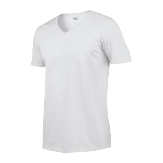 SOFTSTYLE® tričko pro dospělé s véčkovým výstřihem