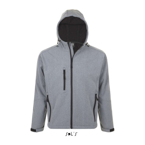 SOL'S Replay Men pánský softshell s kapucí