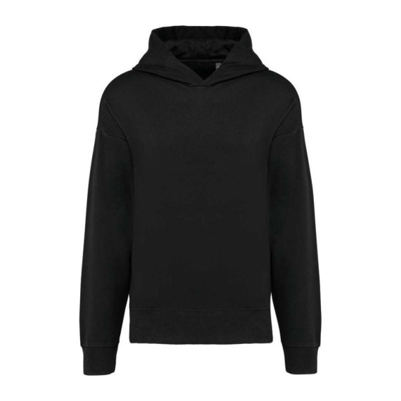 Unisex oversize mikina s kapucí a fleecovou podšív