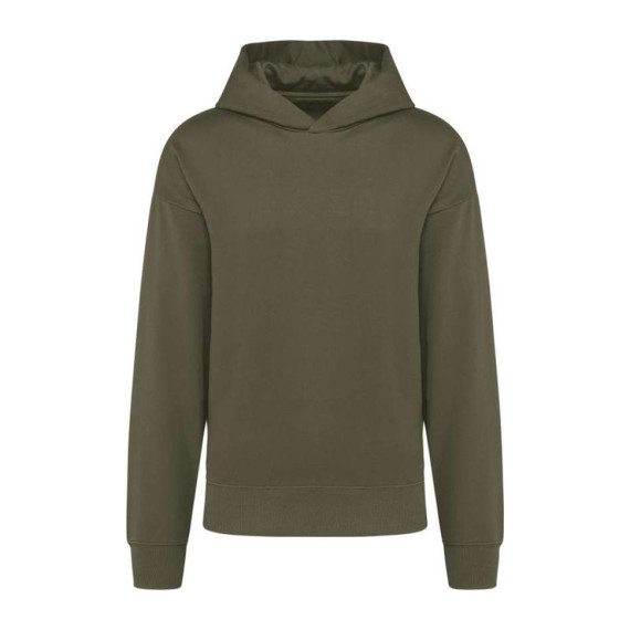 Unisex oversize mikina s kapucí a fleecovou podšív