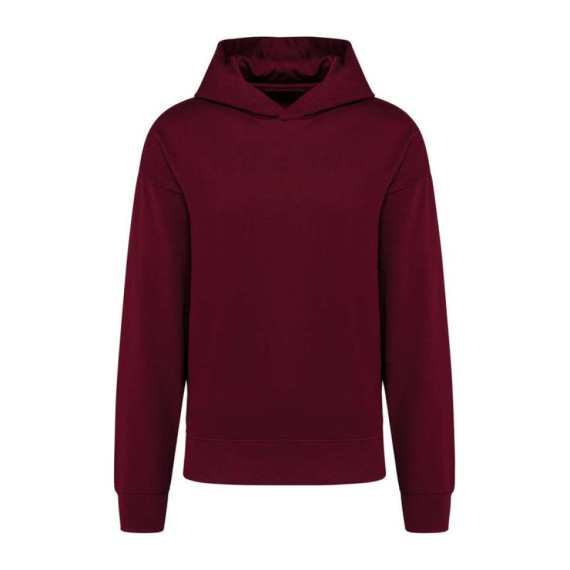 Unisex oversize mikina s kapucí a fleecovou podšív