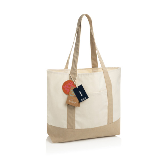 SHOP LOCAL AWARE™ taška Tote z recyklované bavlny 350 gsm.