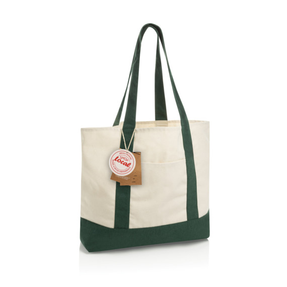 SHOP LOCAL AWARE™ taška Tote z recyklované bavlny 350 gsm.