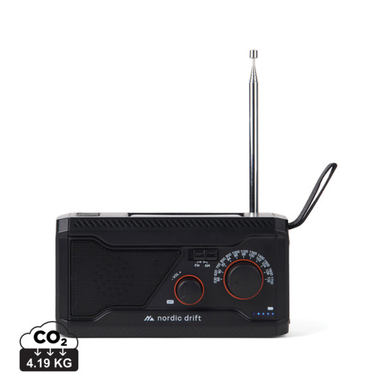 Multifunkční rádio Nordic Drift Titan IPX4 4000mAh