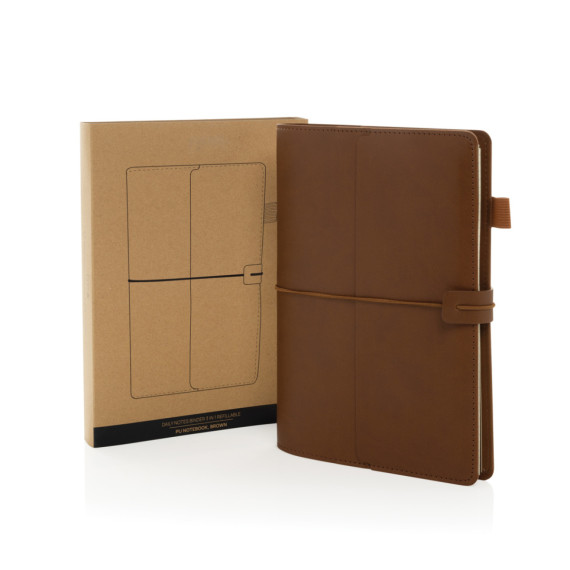 Doplnitelný zápisník Daily Notes Binder 3v1 z PU