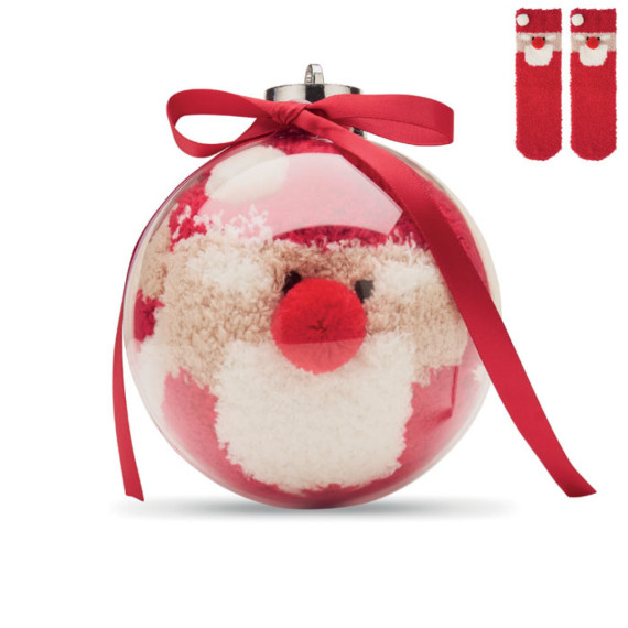SNUG L, Santa ponožky ve vánoční kouli
