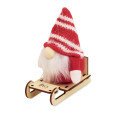 FROSTY SLEIGH, Skřítek na dřevěných saních