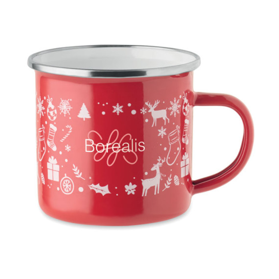 SEASOMEL, Vánoční smaltovaný hrnek 300ml