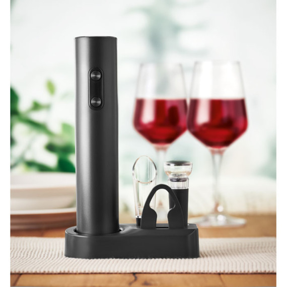 VINO SET, Elektrická vývrtka v sadě