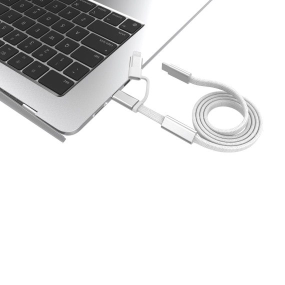 Rychlonabíjecí kabel Arc 2 v 1 z RCS 60W 120 cm