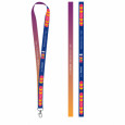 Tištěný vzorek Lanyard SUBLIMATION Long II (20 mm) z polyesteru