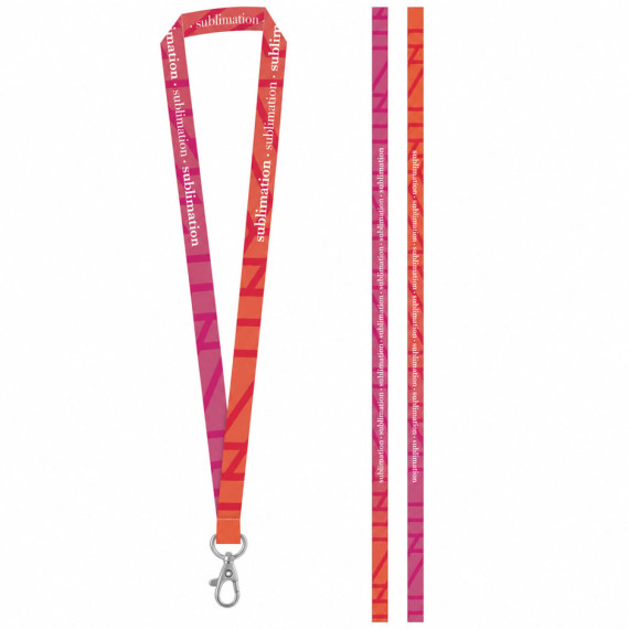 BRIGHTON S. Tištěný vzorek SET Lanyard SUBLIMATION Long II (20 mm) s karabinou 20 mm