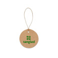 LABEL ROUND. Štítek vyrobený ze 100% recyklovaného papíru (700 g/m²) ve tvaru kruhu