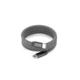 NADELLA. Kabel USB-C na USB-C s opleteným polyesterovým kabelem (60 W) a magnetickým systémem pro snadné navíjení