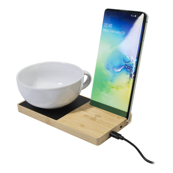 SipDock bezdrátová nabíječka s ohřívačem hrnků