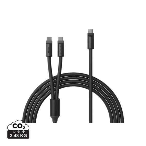 Multifunkční nabíjecí kabel VINGA Baltimore (C+2C)