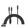 Multifunkční nabíjecí kabel VINGA Baltimore (C+2C)