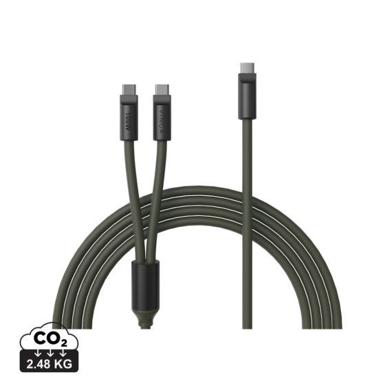 Multifunkční nabíjecí kabel VINGA Baltimore (C+2C)