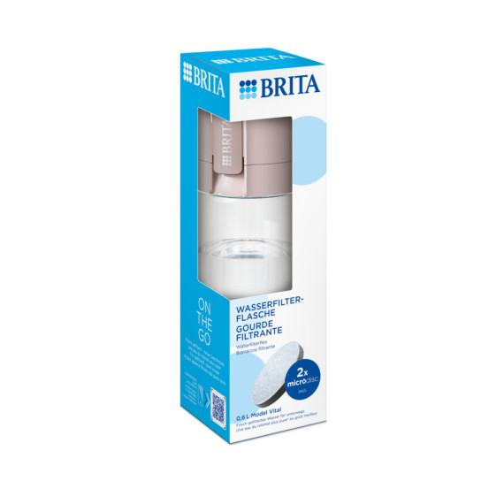 Láhev s vodním filtrem BRITA Vital vč. 2 filtrů, 600 ml