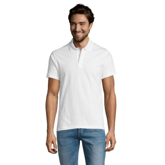 PRESCOTT MEN, PRESCOTT PÁNSKÉ POLO 170g  -WH-3XL