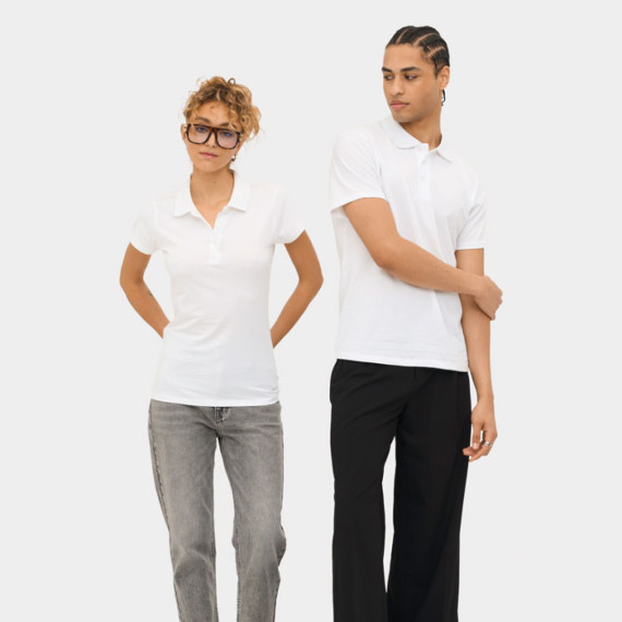 PRESCOTT MEN, PRESCOTT PÁNSKÉ POLO 170g  -WH-3XL