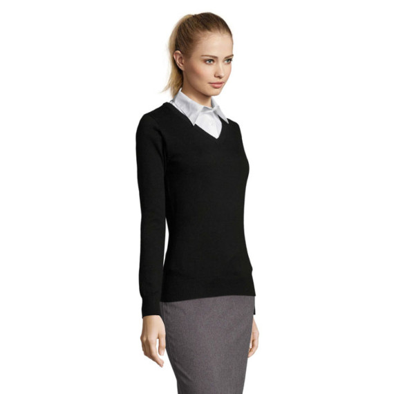GALAXY WOMEN, GALAXY WOMEN V-NECK SWEATER