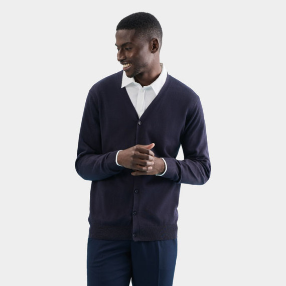 GOLDEN MEN, GOLDEN MEN V-NECK CARDIGAN